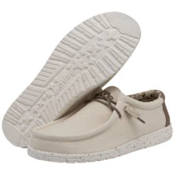 Wally Stretch - Ivory -Modern Shoe Hub 110380112 WALLY STRETCH IVORY LEFT 3