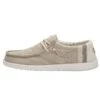 Wally Break Stitch - Khaki -Modern Shoe Hub 110791010 WALLY LINEN NATURAL KHAKI 01 6f7ff4c9 9cc2 4c9a a351 cbdbfddf5200