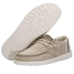 Wally Break Stitch - Khaki -Modern Shoe Hub 110791010 WALLY LINEN NATURAL KHAKI 03 9d1440f4 5c55 4805 b57f 95f07939877d