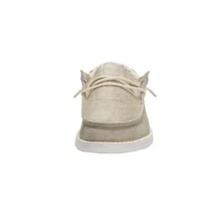 Wally Break Stitch - Khaki -Modern Shoe Hub 110791010 WALLY LINEN NATURAL KHAKI 04 2d3285d2 bf12 4df3 af6c fd382a7ec099