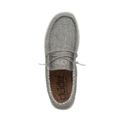 Wally Blend - Iron 13 Wally Blend - Iron -Modern Shoe Hub 112473915 WALLY ECO LINEN IRON LEFT 6