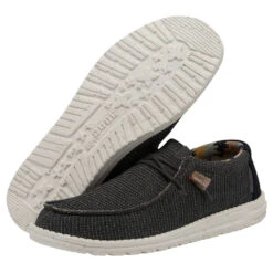 Wally Knit - Charcoal -Modern Shoe Hub 112474007 WALLY ECO SOX CHARCOAL LEFT 3