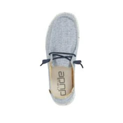 Wendy Chambray - White Blue -Modern Shoe Hub 121410119 WENDY CHAMBRAY WHITE BLUE 06 64e32eaa e493 4d0e a77d 17f0ffc950fa