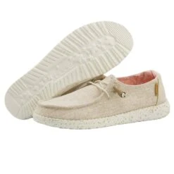 Wendy Chambray - White Nut -Modern Shoe Hub 121410121 WENDY CHAMBRAY WHITE NUT 03 6e4367b5 bb28 4112 90d1 0110f3862890