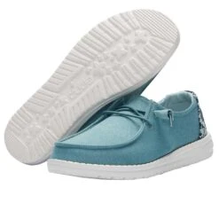 Wendy Stretch Fleece - Sea Blue -Modern Shoe Hub 121412121 WENDY STRETCH FLEECE SEA BLUE 03