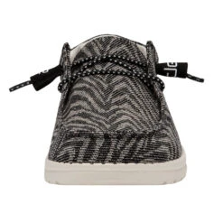 Wendy Woven - Zebra Black Stripe -Modern Shoe Hub 121414740 WENDY ZEBRA BLACK STRIPE LEFT 4