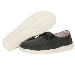 Wendy Chambray - Off Black -Modern Shoe Hub 121414949 WENDY CHAMBRAY OFF BLACK 03 8b0c4d8d 83c1 46ca b8b5 af7d605a240e