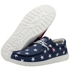 Wally Patriotic - American Flag -Modern Shoe Hub 40001 9CW WALLYPATRIOTIC AMERICANFLAG PAIRBOTTOM