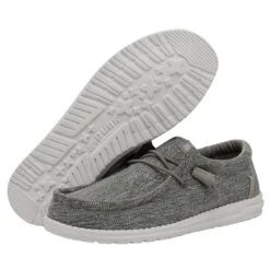 Wally Ascend Woven - Carbon -Modern Shoe Hub 40002 0YK WALLYASCENDWOVEN CARBON PAIRBOTTOM