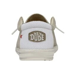 Wally Braided - Off White -Modern Shoe Hub 40003 1LB WALLYBRAIDED OFFWHITE LEFTBACK