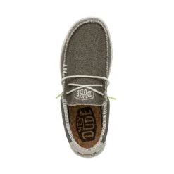 Wally Braided - Fossil -Modern Shoe Hub 40003 2BS WALLBRAIDED FOSSIL LEFTTOP