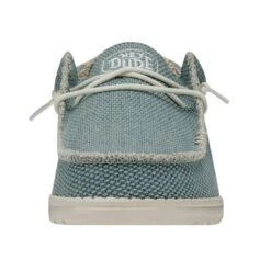 Wally Braided - Aqua 11 Wally Braided - Aqua -Modern Shoe Hub 40003 449 WALLYBRAIDED AQUA LEFTFRONT