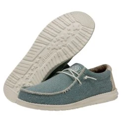 Wally Braided - Aqua 10 Wally Braided - Aqua -Modern Shoe Hub 40003 449 WALLYBRAIDED AQUA PAIRBOTTOM