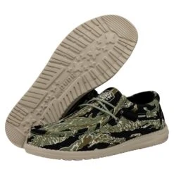 Wally Camouflage - Tiger Stripe Camo 10 Wally Camouflage - Tiger Stripe Camo -Modern Shoe Hub 40004 9CJ WALLYCAMOUFLAGE TIGERSTRIPECAMO PAIRBOTTOM