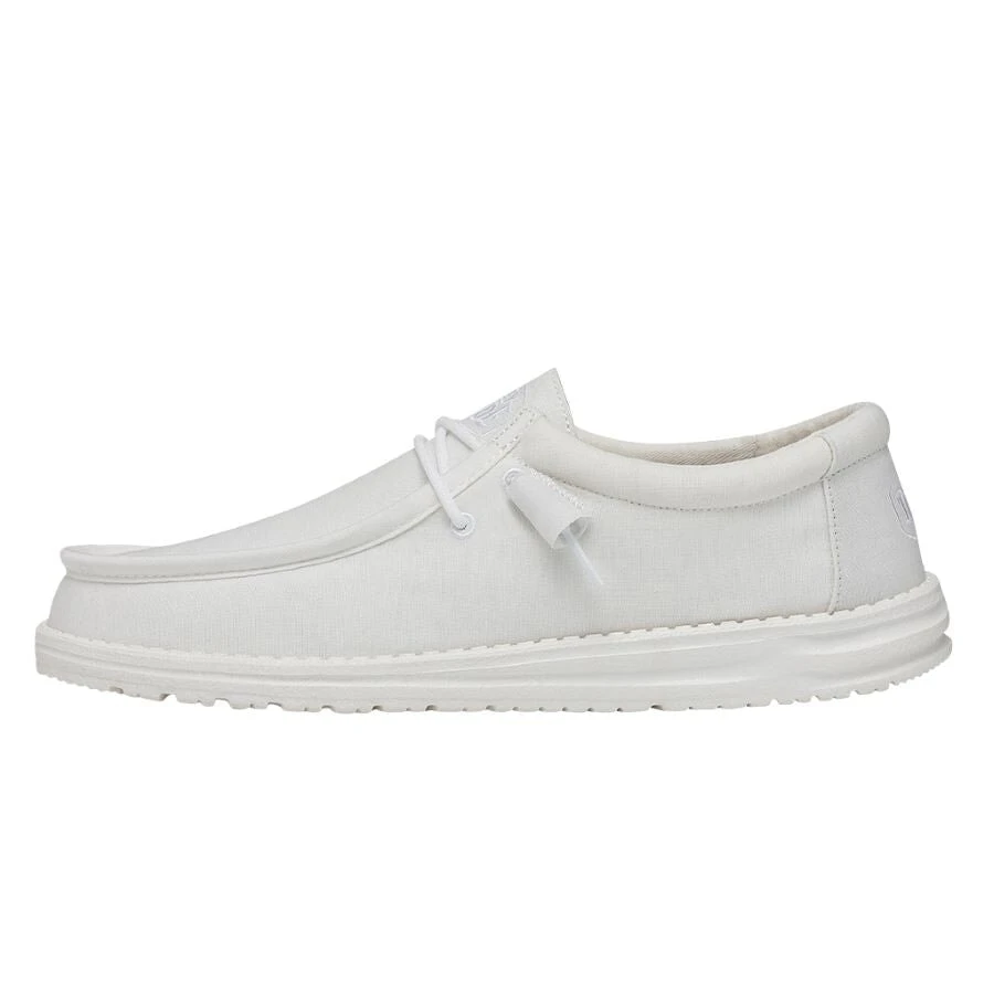 Wally Slub Canvas - White 3 Wally Slub Canvas - White