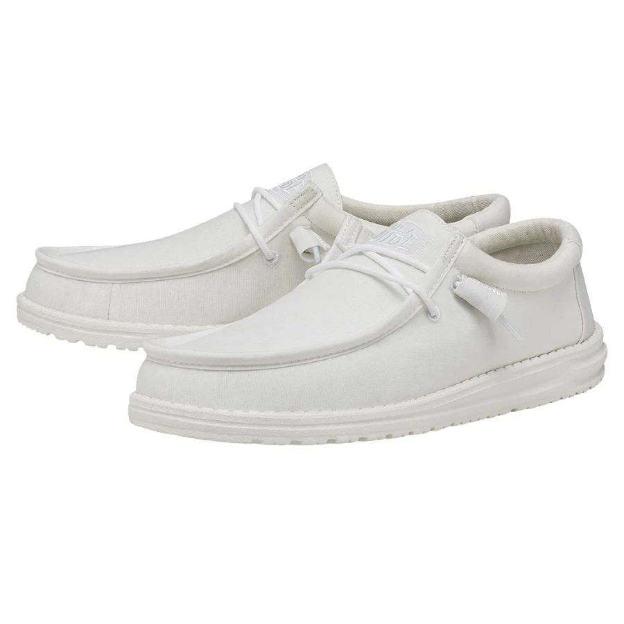 Wally Slub Canvas - White 4 Wally Slub Canvas - White - Image 2