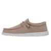 Wally Slub Canvas - Tan -Modern Shoe Hub 40009 265 WALLYSLUBCANVAS TAN LEFTSIDE