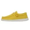 Wally Slub Canvas - Empire Yellow -Modern Shoe Hub 40009 76I WALLYSLUBCANVAS EMPIREYELLOW LEFTSIDE