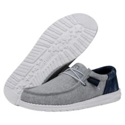 Wally Funk Tie Dye - Indigo -Modern Shoe Hub 40012 4ME WALLYFUNKTIEDYE INDIGO PAIRBOTTOM