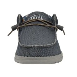 Wally Sox Triple Needle - Blue Shadow -Modern Shoe Hub 40020 3US WALLYSOXTRIPLENEEDLE BLUESHADOW LEFTFRONT