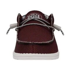 Wally Sox Triple Needle - Karanda Red -Modern Shoe Hub 40020 6VF WALLYSOXTRIPLENEEDLE KARANDARED LEFTFRONT