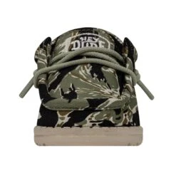 Wally Toddler Camouflage - Tiger Stripe Camo -Modern Shoe Hub 40027 9CJ WALLYTODDLERCAMOUFLAGE TIGERSTRIPECAMO LEFTFRONT