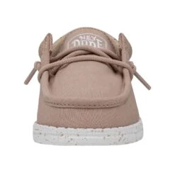 Wally Toddler Slub Canvas - Tan 11 Wally Toddler Slub Canvas - Tan -Modern Shoe Hub 40029 265 WALLYTODDLERSLUBCANVAS TAN LEFTFRONT