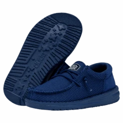 Wally Toddler Funk Mono - True Blue -Modern Shoe Hub 40030 428 WALLYTODDLERFUNKMONO TRUEBLUE PAIRBOTTOM