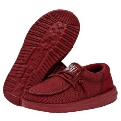 Wally Toddler Funk Mono - Red 10 Wally Toddler Funk Mono - Red -Modern Shoe Hub 40030 610 WALLYTODDLERFUNKMONO RED PAIRBOTTOM