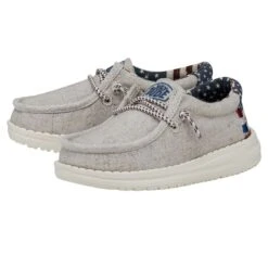 New Products -Modern Shoe Hub 40031 1K1 WALLYTODDLERPATRIOTIC OFFWHITEPATRIOTIC PAIRSIDE