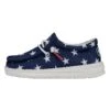 Wally Toddler Patriotic - American Flag -Modern Shoe Hub 40031 9CW WALLYTODDLERPATRIOTIC AMERICANFLAG LEFTSIDE