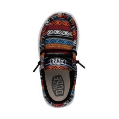 Wally Toddler Serape - Desert Horizon -Modern Shoe Hub 40032 9BR WALLYTODDLERSERAPE DESERTHORIZON LEFTTOP