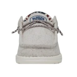 Wally Youth - Off White Patriotic -Modern Shoe Hub 40040 1K1 WALLYYOUTH OFFWHITEPATRIOTIC LEFTFRONT