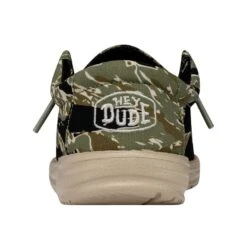 Wally Youth Camouflage - Tiger Stripe Camo -Modern Shoe Hub 40042 9CJ WALLYYOUTHCAMOUFLAGE TIGERSTRIPECAMO LEFTBACK