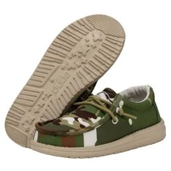 Wally Youth Camouflage - Multi Camo -Modern Shoe Hub 40042 9CQ WALLYYOUTHCAMOUFLAGE MULTICAMO PAIRBOTTOM