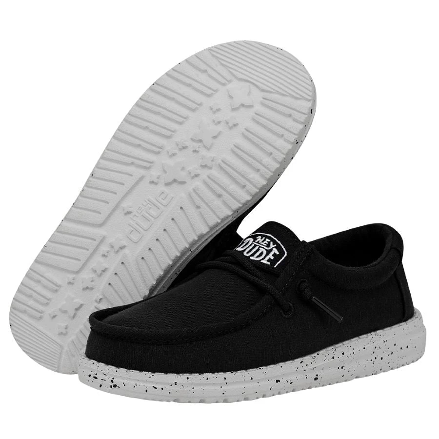 Wally Youth Slub Canvas - Black 4 Wally Youth Slub Canvas - Black - Image 3