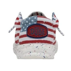Wally Youth Patriotic - Stars And Stripes -Modern Shoe Hub 40046 9C8 WALLYYOUTHPATRIOTIC STARSANDSTRIPES LEFTBACK