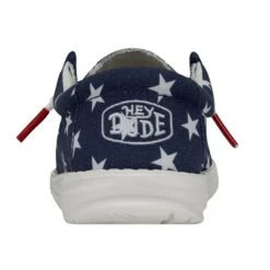 Wally Youth Patriotic - American Flag -Modern Shoe Hub 40046 9CW WALLYYOUTHPATRIOTIC AMERICANFLAG LEFTBACK 1