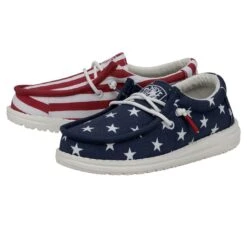 New Products -Modern Shoe Hub 40046 9CW WALLYYOUTHPATRIOTIC AMERICANFLAG PAIRSIDE