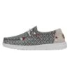 Wendy Boho - Embroidery Dark Grey -Modern Shoe Hub 40054 1GS WENDYBOHO EMBROIDERYDARKGREY LEFTSIDE
