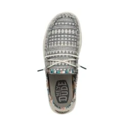 Wendy Boho - Embroidery Grey -Modern Shoe Hub 40054 1KM WENDYBOHO EMBROIDERYGREY LEFTTOP