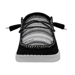 Wendy Boho Blanket - Zion Black -Modern Shoe Hub 40056 0WG WENDY BOHO BLANKET ZION BLACK LEFT 4