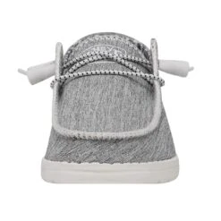 Wendy Boho Stitch - White Melange -Modern Shoe Hub 40057 1JD WENDYBOHOSTITCH WHITEMELANGE LEFTFRONT