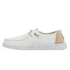 Wendy Chambray - White Sand -Modern Shoe Hub 40059 1KJ WENDY CHAMBRAY WOVEN WHITE SAND LEFT 1