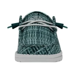 Wendy Crosshatch - Jade -Modern Shoe Hub 40060 372 WENDYCROSSHATCH JADE LEFTFRONT