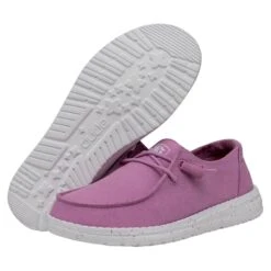 Wendy Slub Canvas - Violet 10 Wendy Slub Canvas - Violet -Modern Shoe Hub 40063 508 WENDYSLUBCANVAS VIOLET PAIRBOTTOM