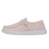 Wendy Slub Canvas - Pink -Modern Shoe Hub 40063 680 WENDYSLUBCANVAS PINK LEFTSIDE