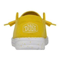 Wendy Slub Canvas - Empire Yellow -Modern Shoe Hub 40063 76I WENDYSLUBCANVAS EMPIREYELLOW LEFTBACK