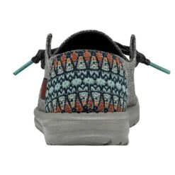 Wendy Flora - Tulip Grey -Modern Shoe Hub 40064 1JA WENDYFLORA TULIPGREY LEFTBACK