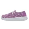 Wendy Rise Eyelet - Violet -Modern Shoe Hub 40075 508 WENDY RISE EYELET VIOLET LEFT 1